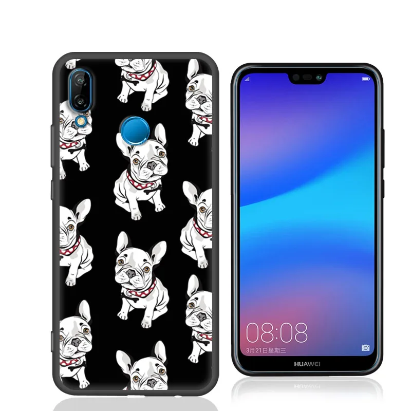 Huawei P20 lite Case Cover for Nova 3e Soft Silicone Back P20lite Full 5.8'' |