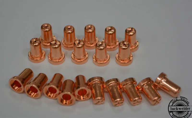 60 шт. удлиненный плазменный резак расходные материалы наконечники электроды для