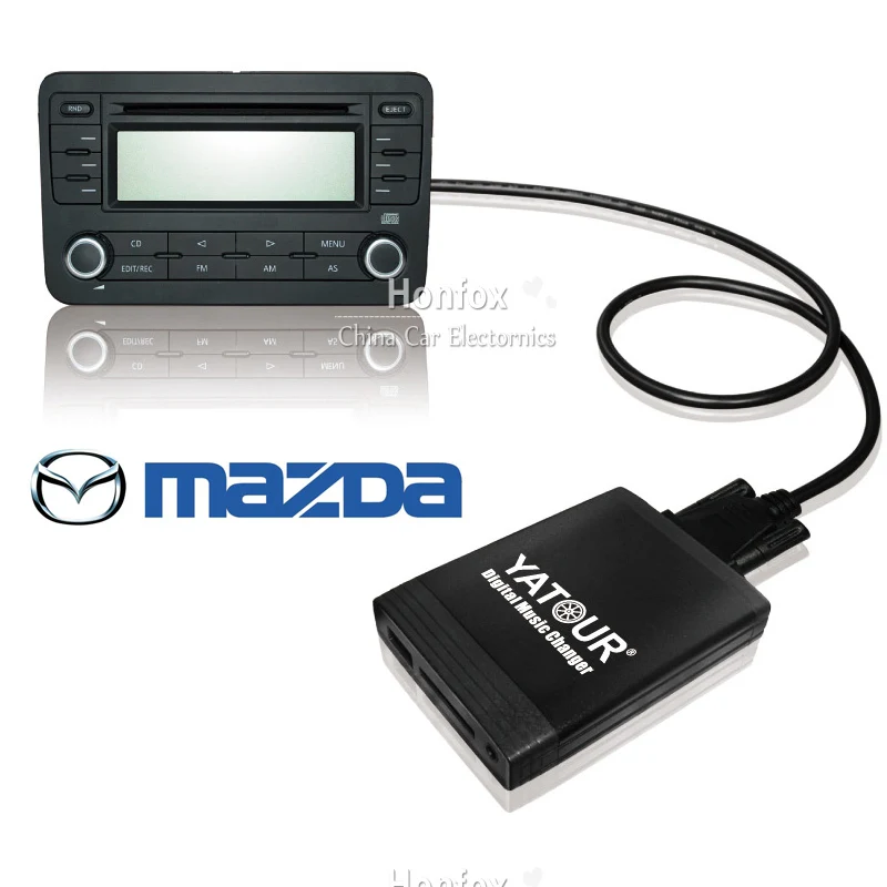 YT-M06 Yatour Цифровой музыки чейнджер Для Mazda 3 5 6 cx-7 rx 8 2009-2012 Автомобиль MP3 интерфейс USB