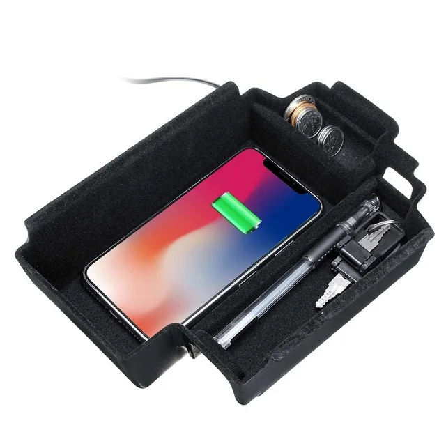 Автомобильный беспроводной мобильный телефон зарядная панель центральный