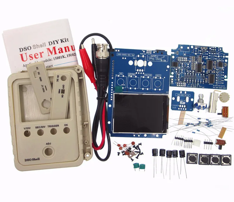 

1set/sets Orignal Tech DSO150 15001K DSO-SHELL DS0150 DIY Digital Oscilloscope