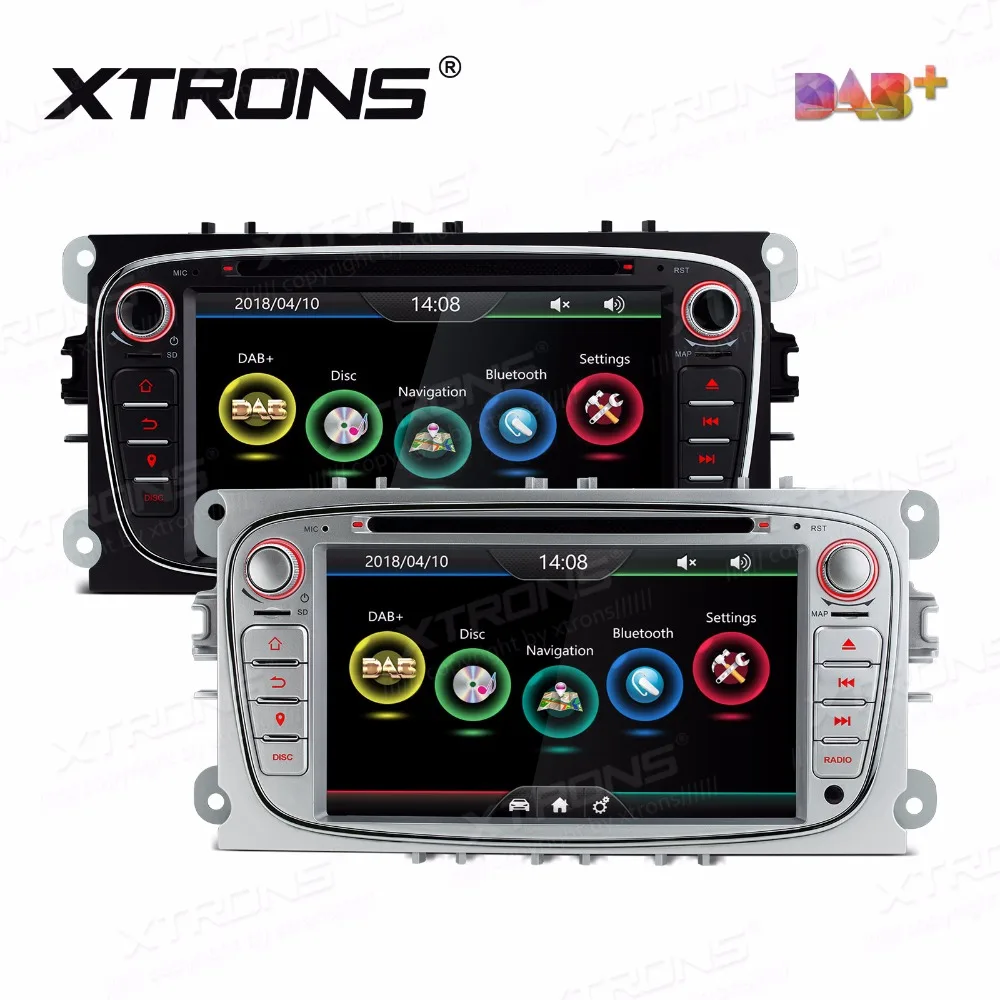 XTRONS 7 дюймов Автомобильный DVD плеер 2 din радио DAB + Canbus GPS навигации для Ford Focus II Mondeo C