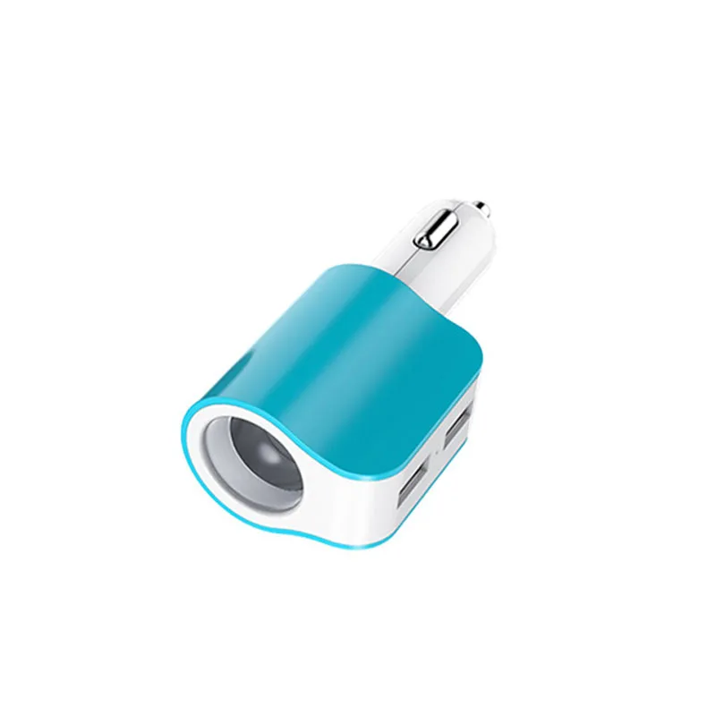 Car charger dual USB cigarette lighter car 12-24 universal mobile phone tablet three-in-one | Автомобили и мотоциклы