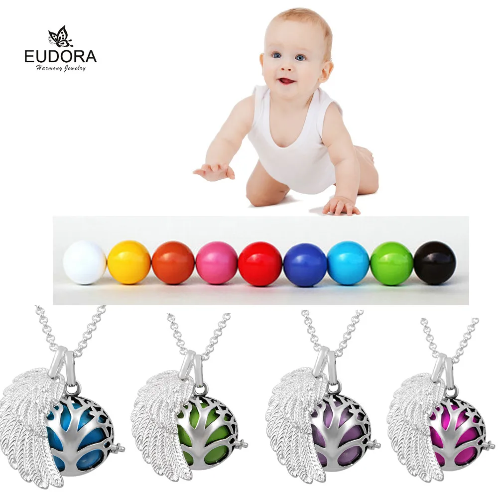 Подвеска Дерево жизни EUDORA FH111 с ангелом крылом абонента|harmony bola|angel callerf pendant |