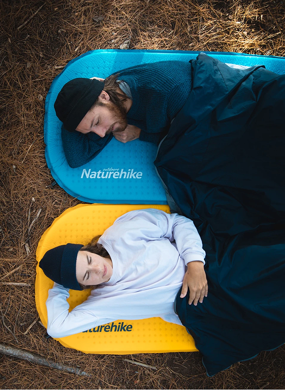 Naturehike складной коврик для кемпинга легкий воздушный матрас кемпинг кровать портативный Самонадувающийся матрас NH19Q034-D
