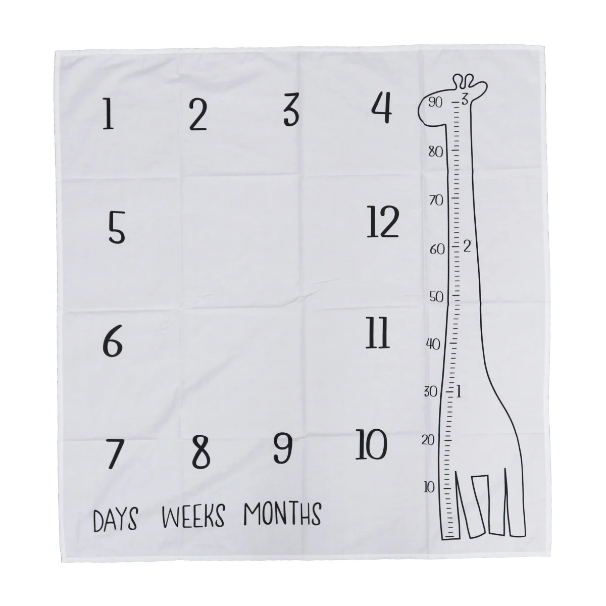 1 шт. милый фон для фотосъемки новорожденных с месячной вехой детский душ