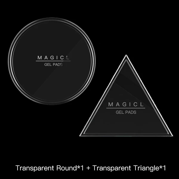 2pc Transparent 4 ACCEZZ паста держатель телефона наклейка гелевая Накладка для iPhone 8 X Макс сильная Адсорбция многофункциональная Магия расцвет повторное использование стикер стены - Цвет: 2pc Transparent 4