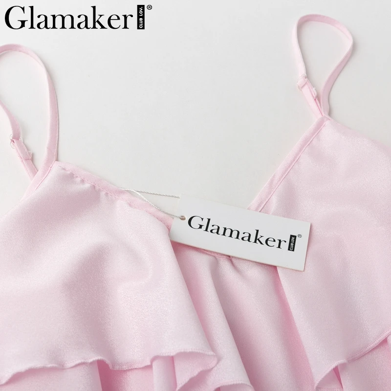 Glamaker, шифоновый, с открытой спиной, с рюшами, синий, сексуальный, Мини Сарафан, для женщин, для отдыха, Пляжное Платье, женское, повседневное, для вечеринки, летнее, Клубное платье, vestido