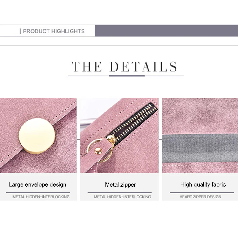 Новинка 2018 повседневный женский кошелек из искусственной кожи с 3 складками