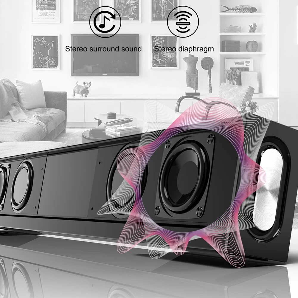 2018 Новые Bluetooth Динамик сабвуфер с дистанционным Управление карты дома Театр