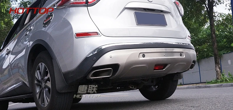 Нержавеющая сталь Передний+ задний бампер Fender Накладка для nissan murano аксессуары