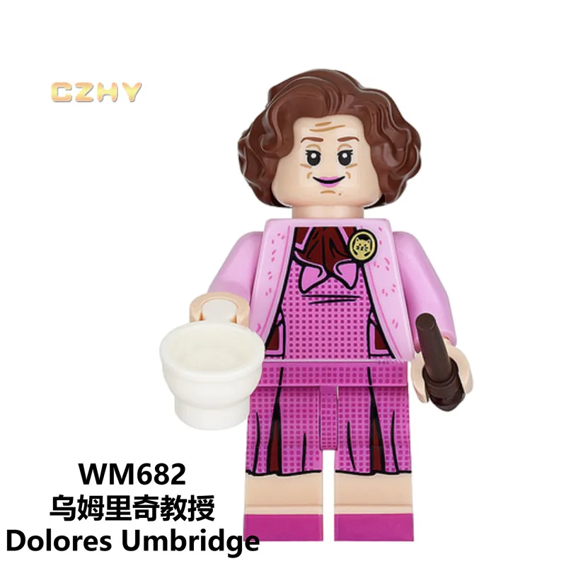 WM682 Серия Harri Potters проф. Строительные блоки Снейп ХОХ Хагрид Добби Moody Quirrell Filch Волдеморт игрушки для детей WM6059 - Цвет: WM682