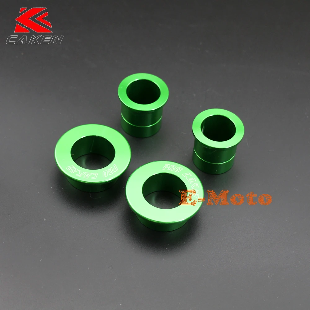 Комплект алюминиевых насадок на переднее и заднее колесо с ЧПУ для KX125 KX250 KX250F KX450F