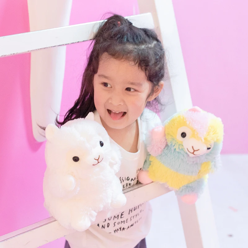 Aeruiy Cartoon Alpaca Appease Interactive Puppet Plush Toy Doll Stuffed Animal Glove Kindergarten Children Education Gift | Игрушки и