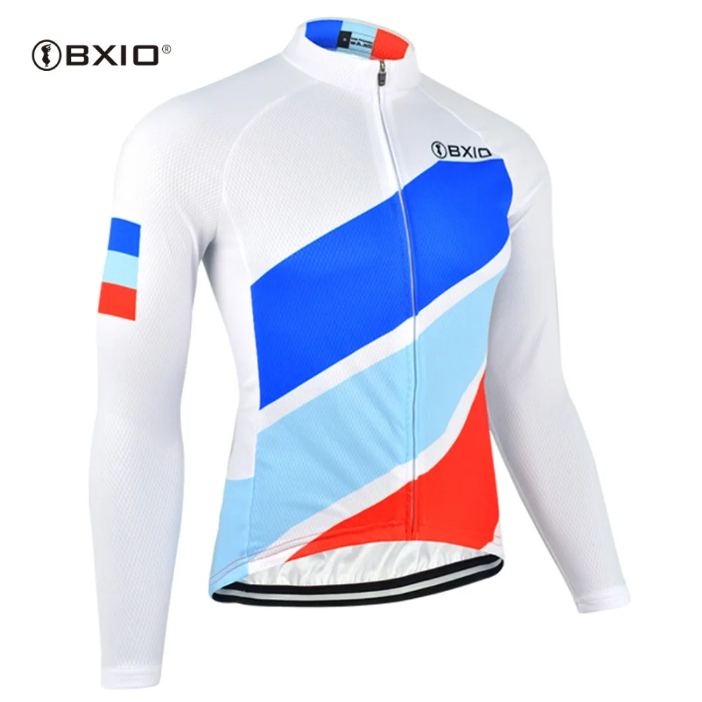 BXIO профессиональная команда велоспорта с длинным рукавом велосипедная Джерси