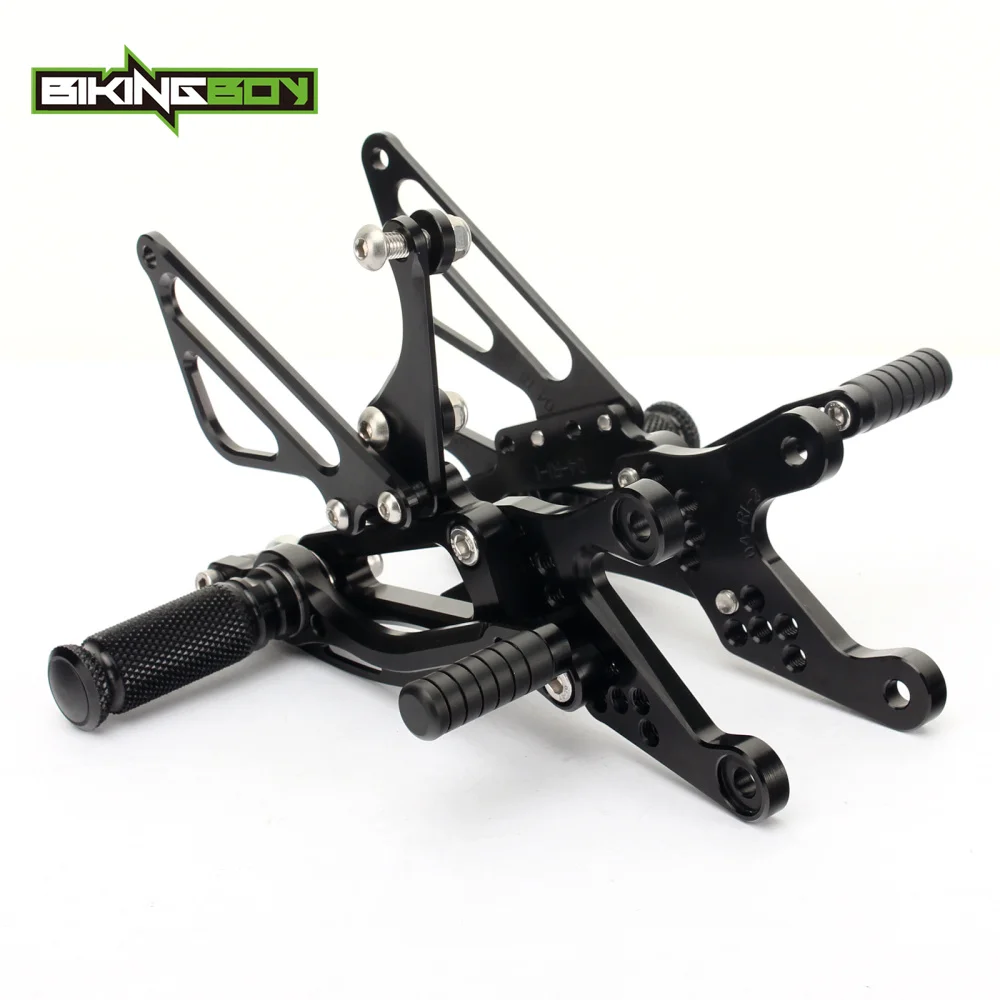 BIKINGBOY ЧПУ Регулируемая подставка для ног сзади комплекты Rearsets подножки YAMAHA YZF-R1 YZF