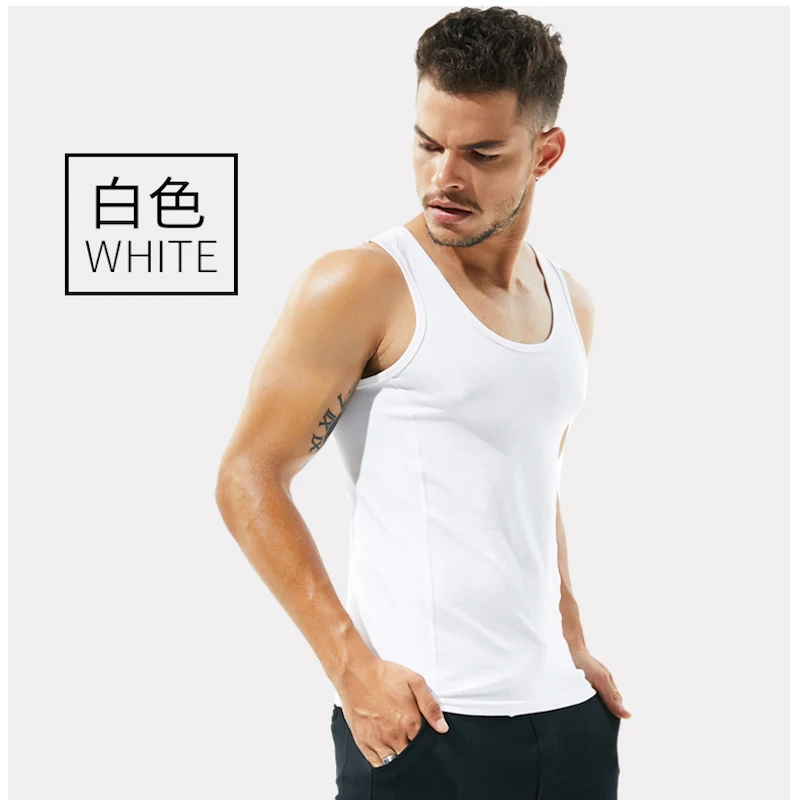 Нижнее белье SEOBEAN Мужское облегающее трикотажное из спандекса|tank top underwear|tank toptank