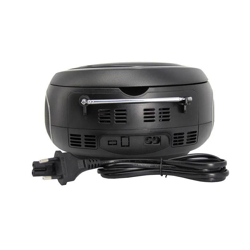 LONPOO Bluetooth CD плеер Бумбокс Портативный USB стерео Бумбокс сабвуфер динамик с fm-радио AUX разъем для наушников бумбокс
