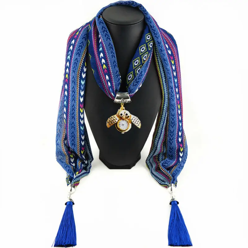 Фирменная Новинка Jewelry шарф Винтаж Подвеска для часов Мягкий Весна и Осень
