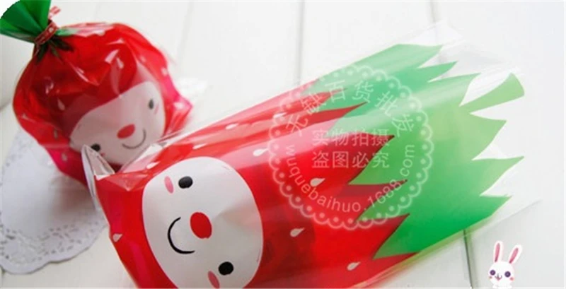 Милая маленькая клубника ежедневная кухонная упаковка для печенья клубники