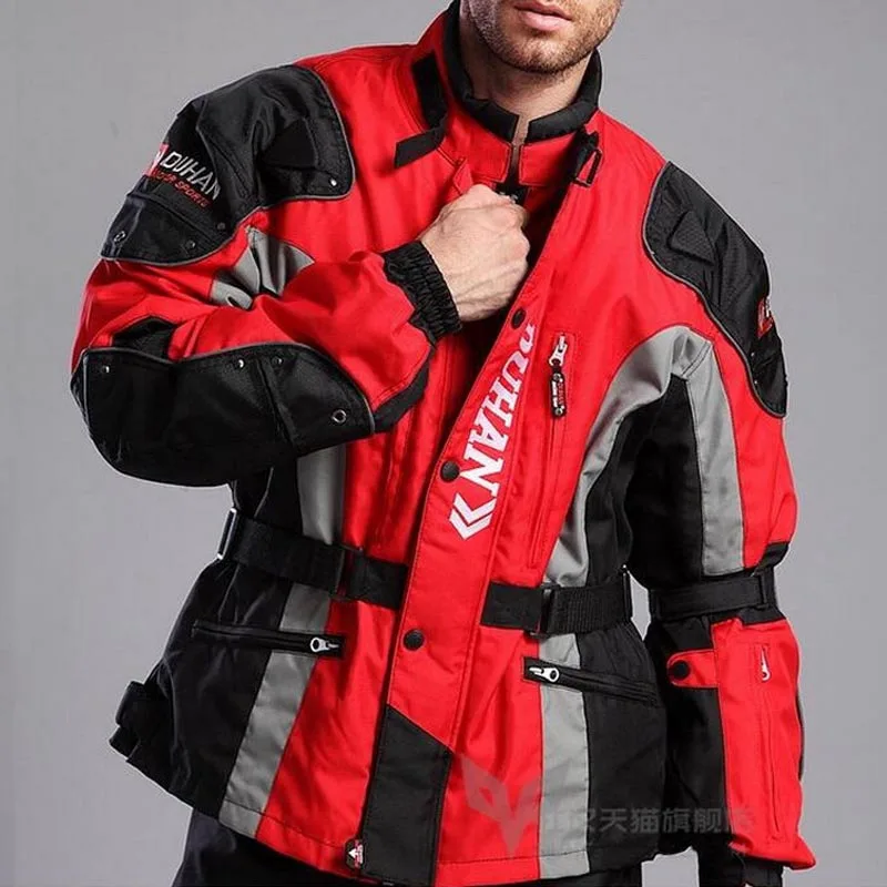 Мотоциклетная искусственная Мужская куртка длинная мотоциклетная защита теплая