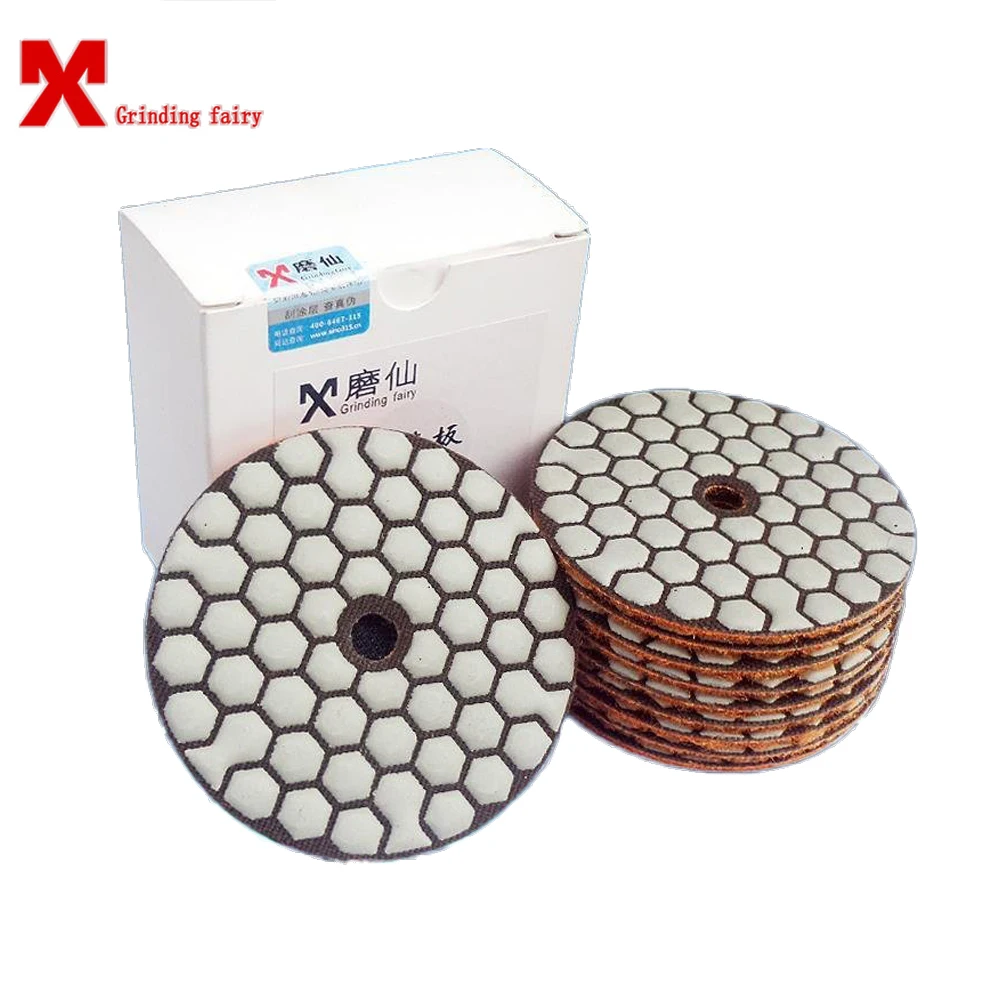 3 шт Сухой шлифовальный диск самоклеющиеся каменная полируя мягкий шлифовальные