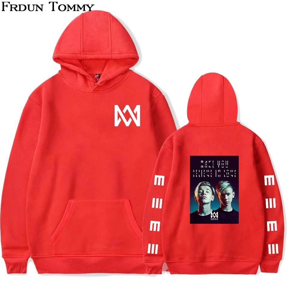 

Marcus & Martinus New Hoodies Sweatshirt Long Sleeve Fashion New Style Kpop Casual Unisex Autumn Plus Size Cloth