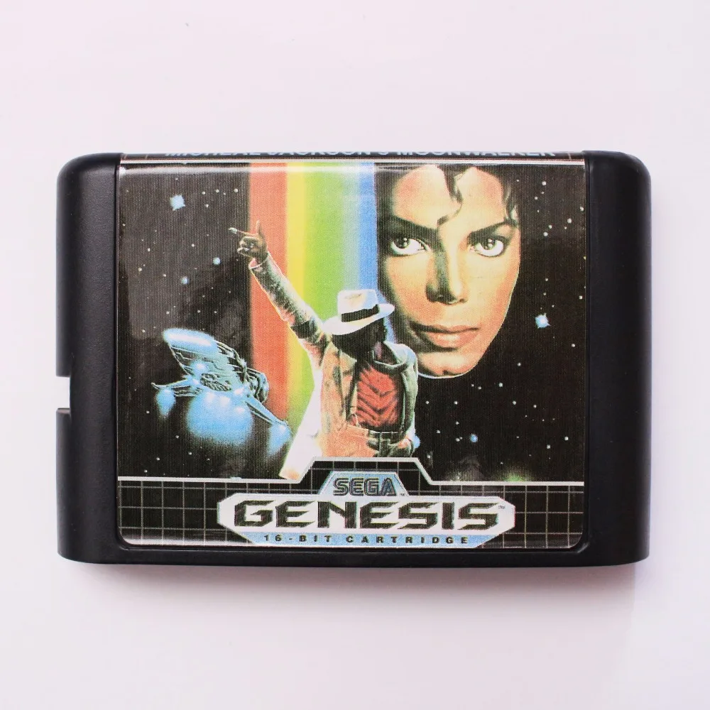 Майкла Джексона Луноход 16 бит SEGA MD карточная игра для Sega игры Mega Drive Genesis|sega md game