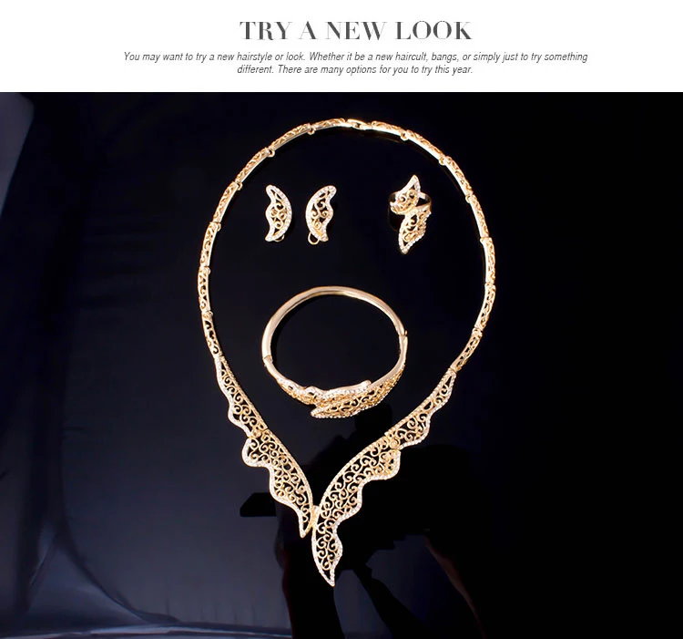 Винтажный греческий комплект ювелирные изделия ожерелье с подвеской бабочкой