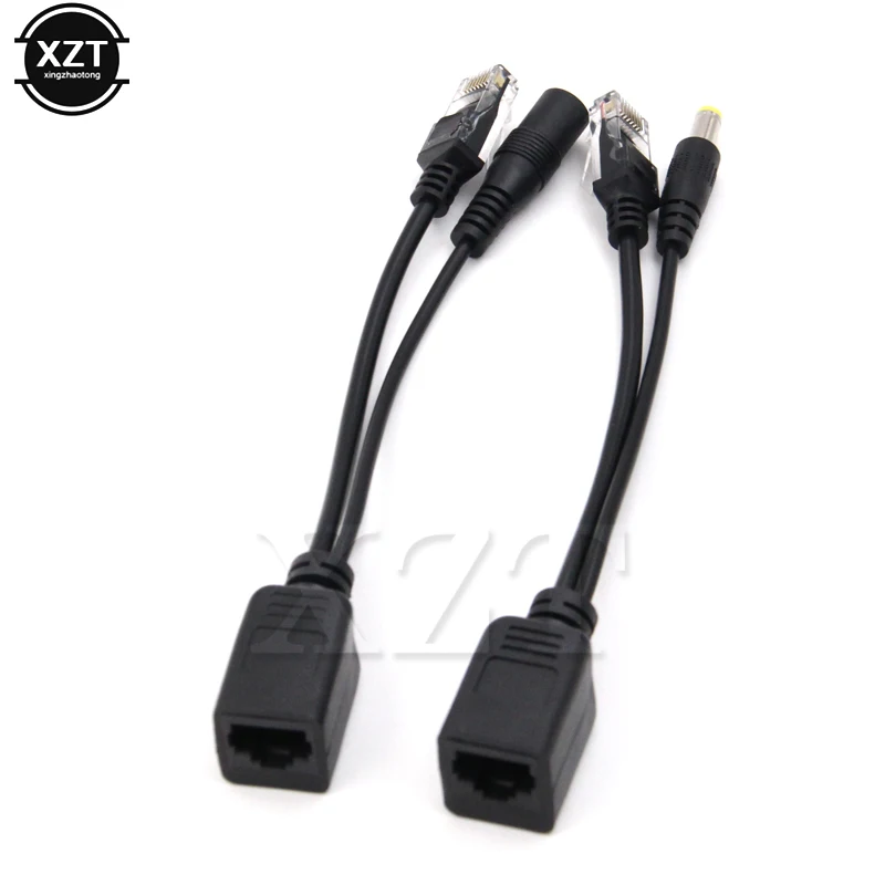Адаптер POE для адаптера Пассивный силовой кабель Ethernet PoE адаптер RJ45 инжектор +