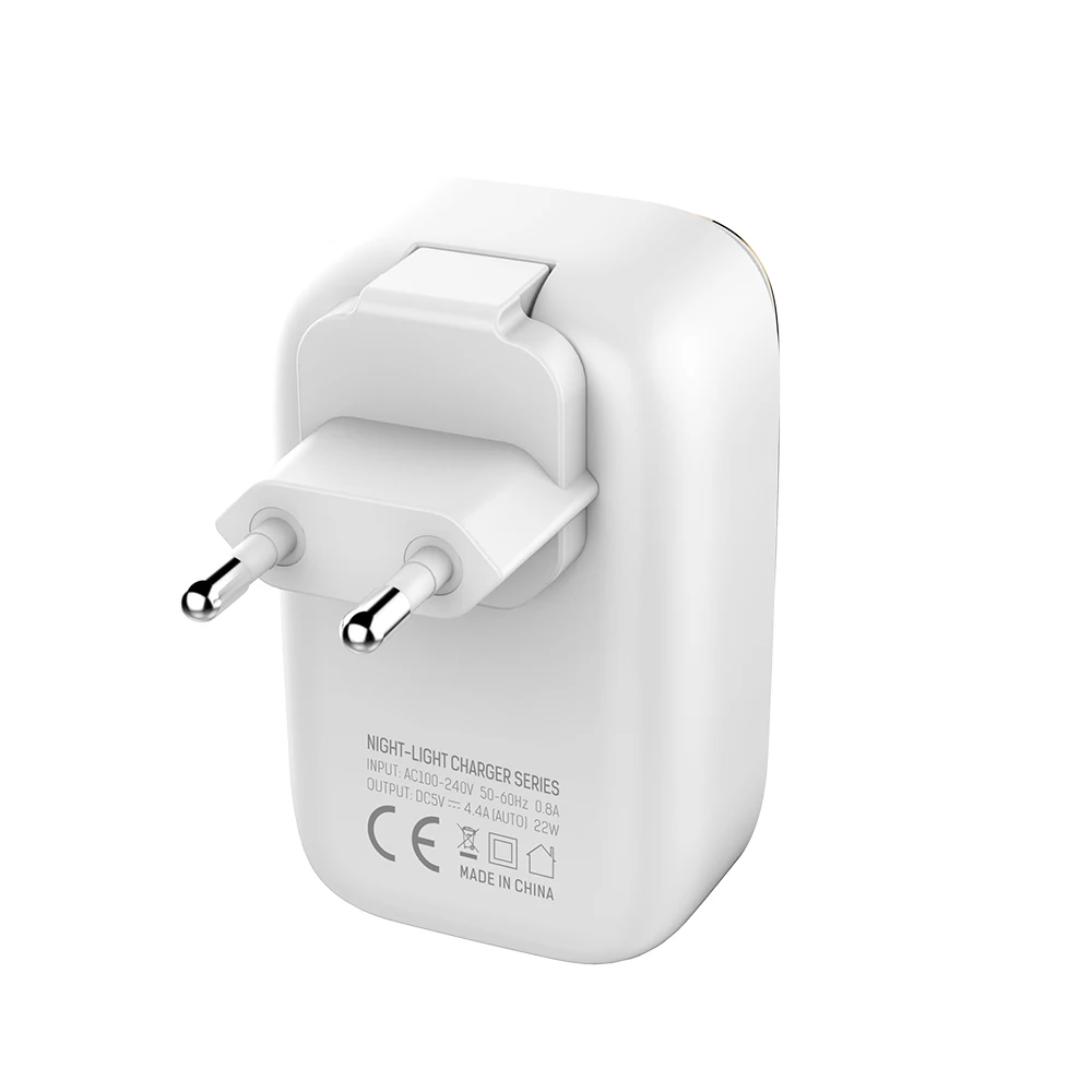 LDNIO A4405 4-портовый 4.4A (макс.) 22 Вт EU USB зарядное устройство адаптер Светодиодная
