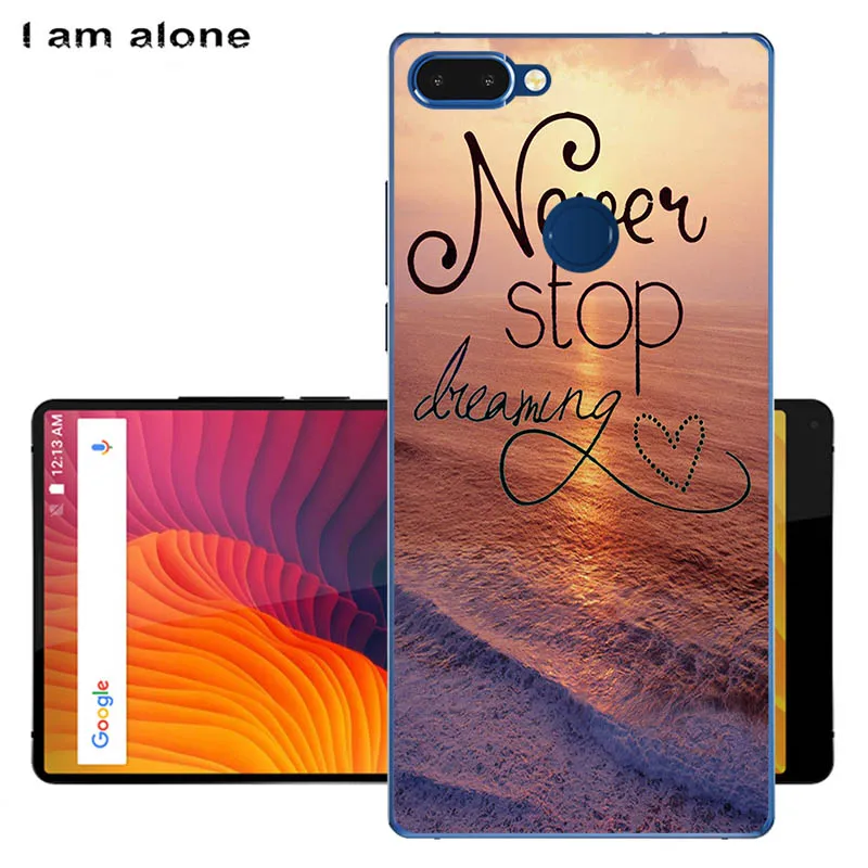 Чехлы для телефонов I am alone для Vernee Mix 2, 6,0 дюйма, мягкие чехлы из ТПУ для мобильных телефонов с мультяшным принтом для Vernee Mix, 2 сумки