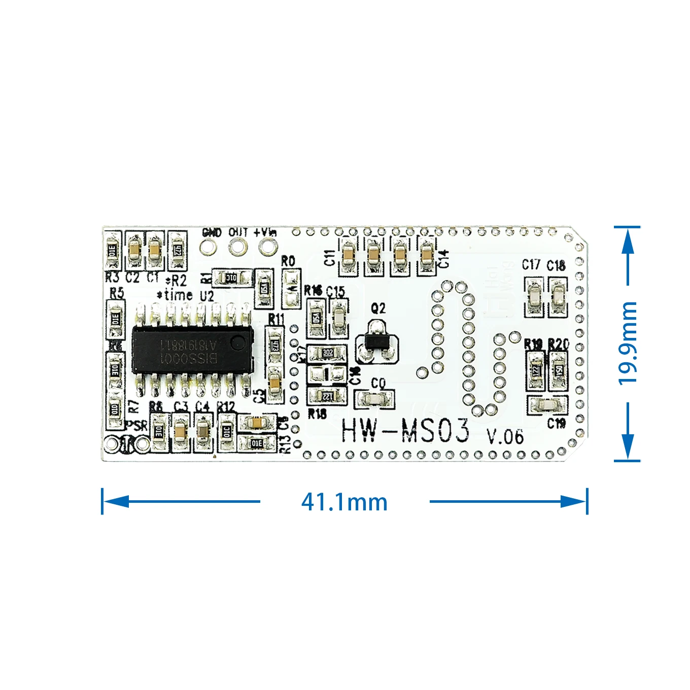 Высокая производительность движения Сенсор модуль радар HW MS03 2 4 ггц до 5 8