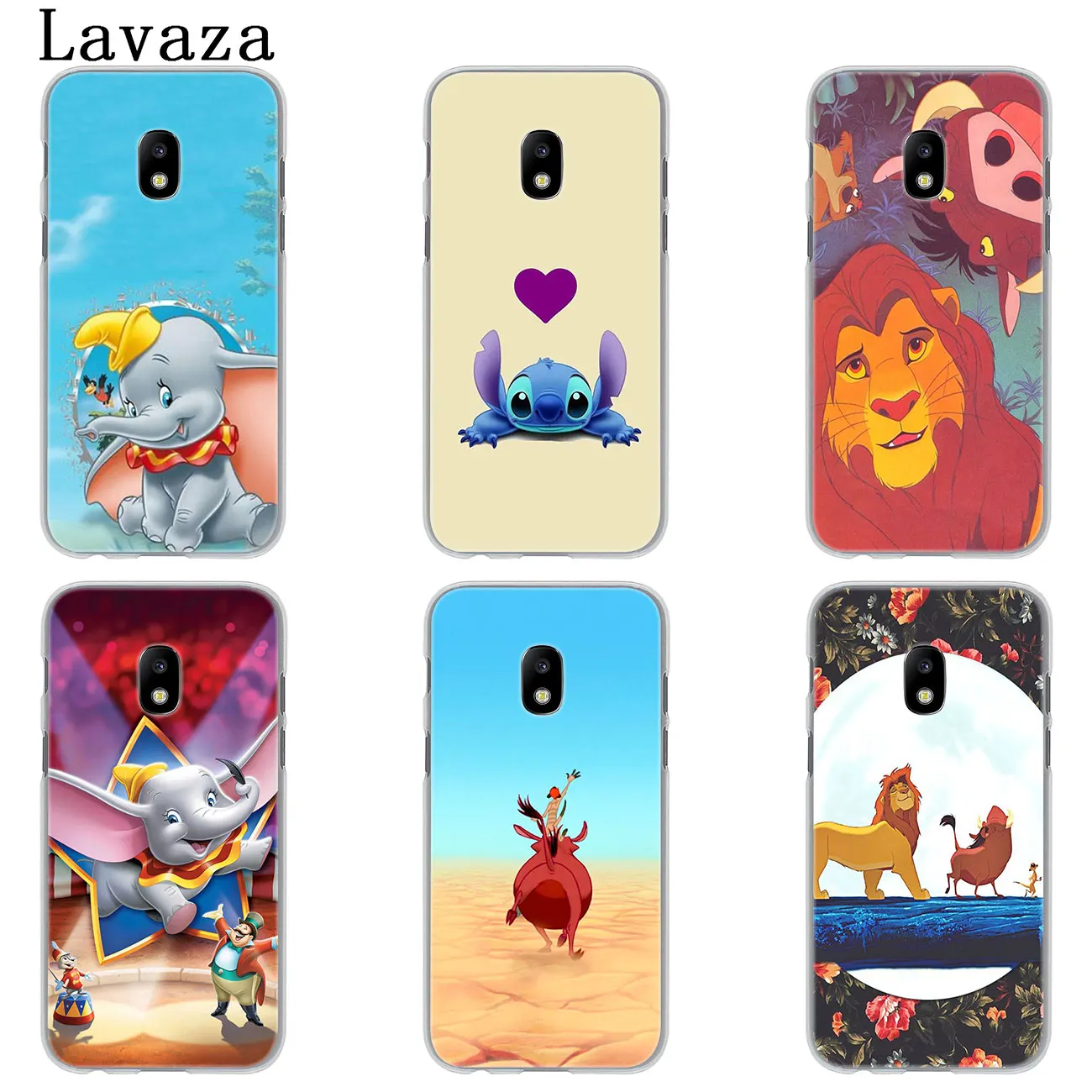 Чехол для телефона Lavaza Lilo Stitch The lion king Dumbo Samsung Galaxy J8 J7 Duo J6 J5 J4 Plus 2018 2017 2016 J2 J3 Prime