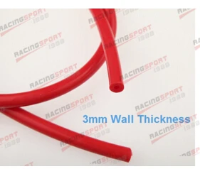 

4.5mm (3/16") Silicone Vacuum Hose Black Pipe "Sold By Foot" High Performance