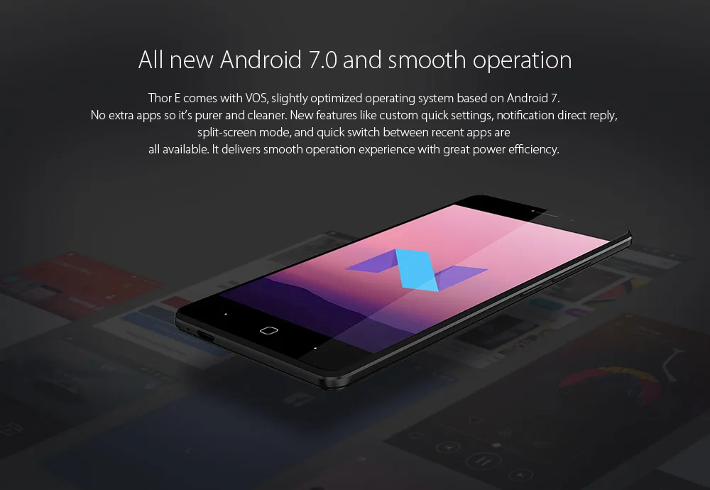 Vernee Thor E 3 ГБ ОЗУ 16 Гб ПЗУ Android 7 0 4G LTE смартфон MTK6753 Восьмиядерный 5 &quotмобильный