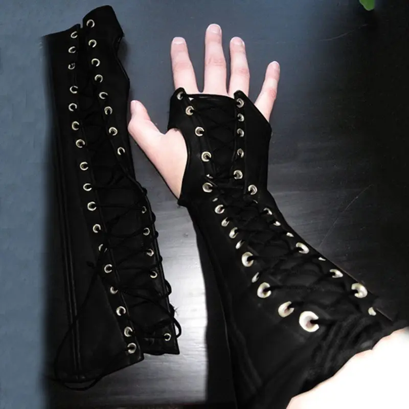 2019 полиуретановые перчатки Европейский сплошной цвет кожаный ремешок для глаз