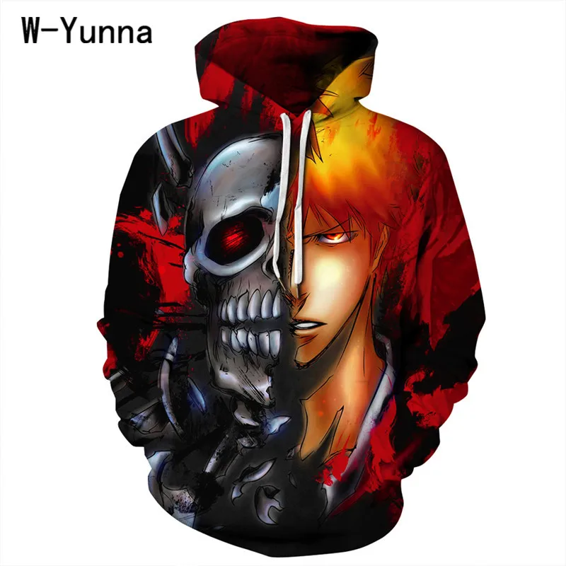 Женская толстовка с капюшоном W Yunna пуловер длинным рукавом и 3D принтом