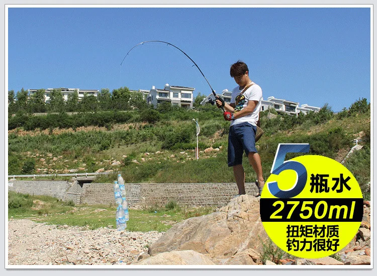 Спиннинговое удилище из углеродного волокна и стекловолокна M Power ручная