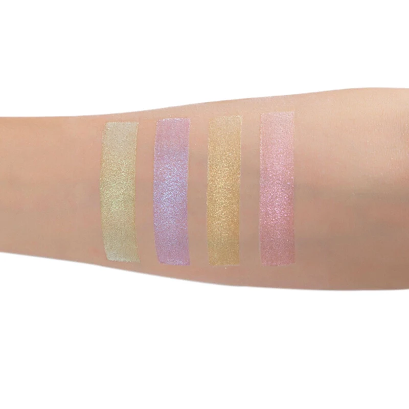 Русалка текстуры блеск для век Хамелеон Маркер палитры Shimmer лицо макияж Eye Shadow 4