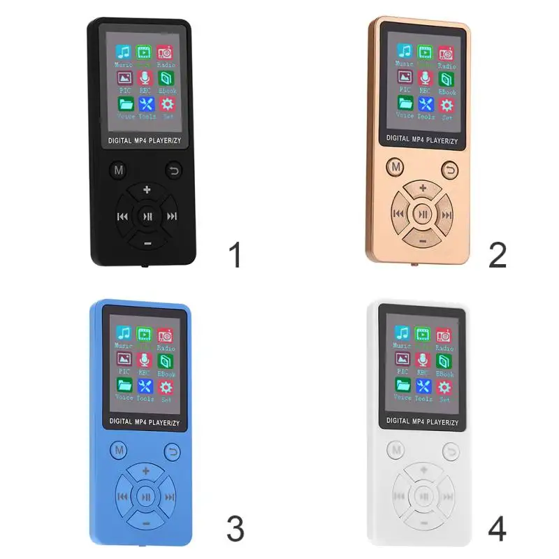 Мини USB Клип ЖК экран MP4 медиаплеер Поддержка 32G TF карта ультра тонкий без потерь