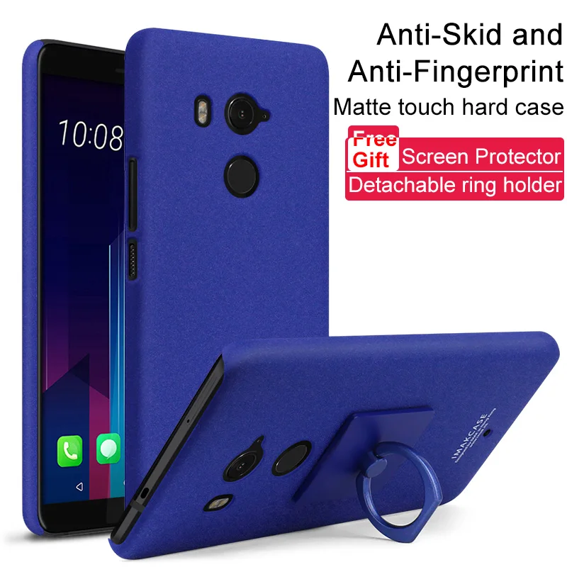 Чехол для HTC U11 + чехол PLUS Imak ковбойский s и защита экрана с подставкой матовая