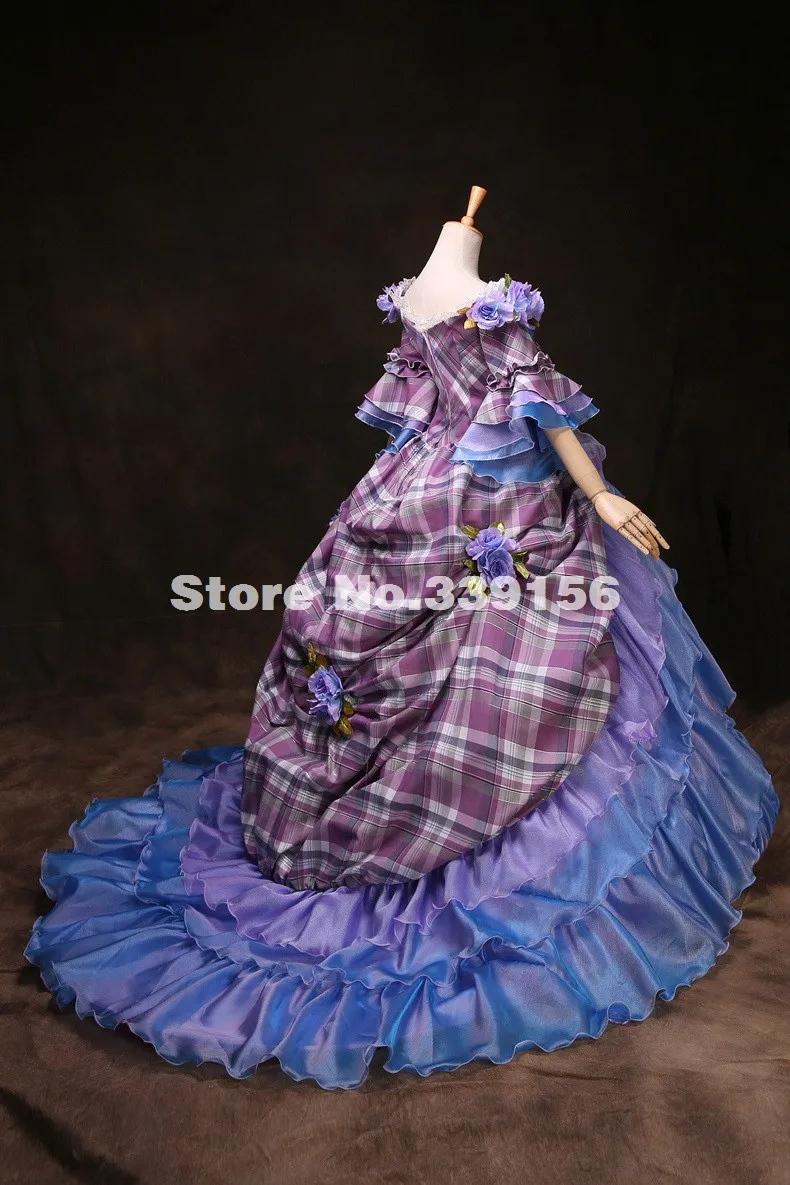 Изготовленная на заказ Высокая-класс синий платные Для женщин гражданская война