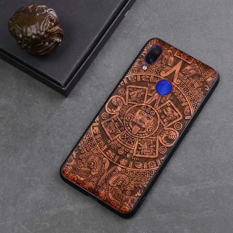 color 1 Новинка, чехол для Xiaomi Redmi Note 7, тонкая деревянная задняя крышка, ТПУ бампер, чехол для Xiaomi Redmi Note 7, Xiomi Redmi note7 pro, чехлы для телефонов - Цвет: color 1