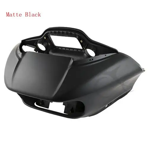Передняя Черная внутренняя и внешняя фара обтекатель Маска для Harley Road Glide FLTRX 15-18