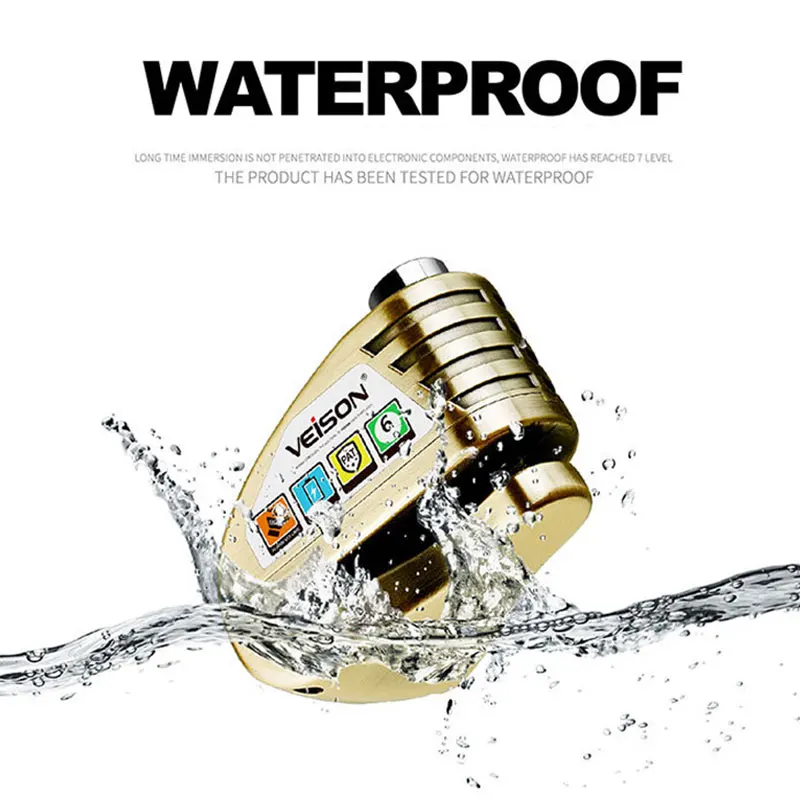 VEISON Противоугонный мотоциклетный дисковый тормозной замок с сигнализацией для