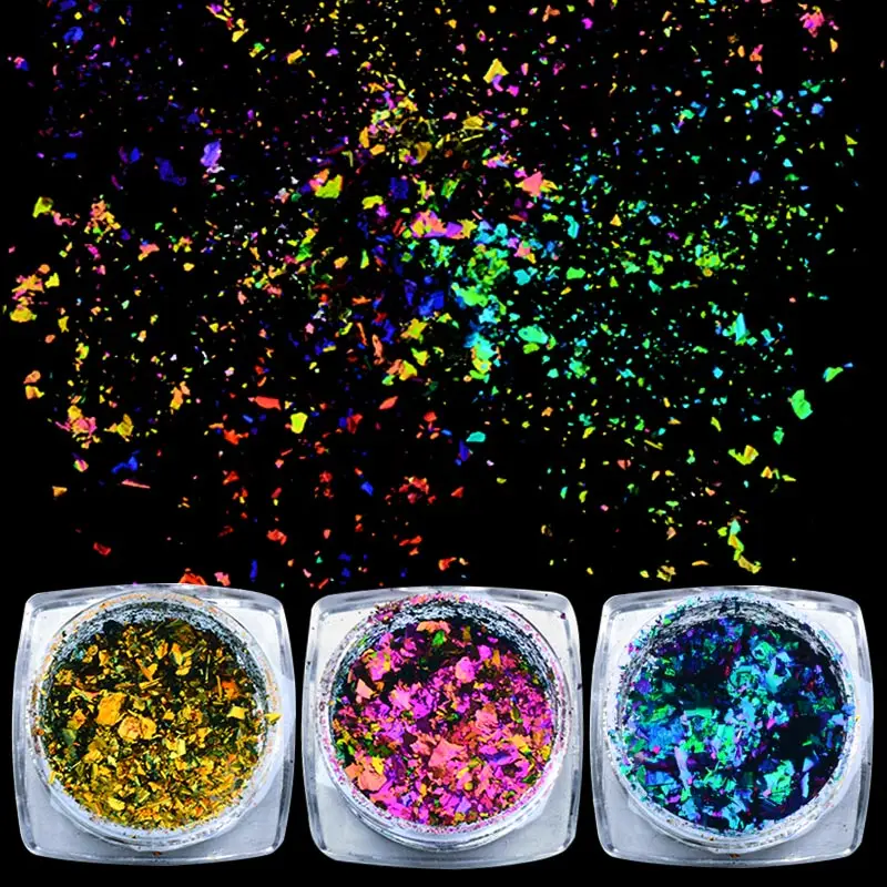 0 2 г лак-хамелеон С Блестками Блестящие Золотые разноцветные нестандартные
