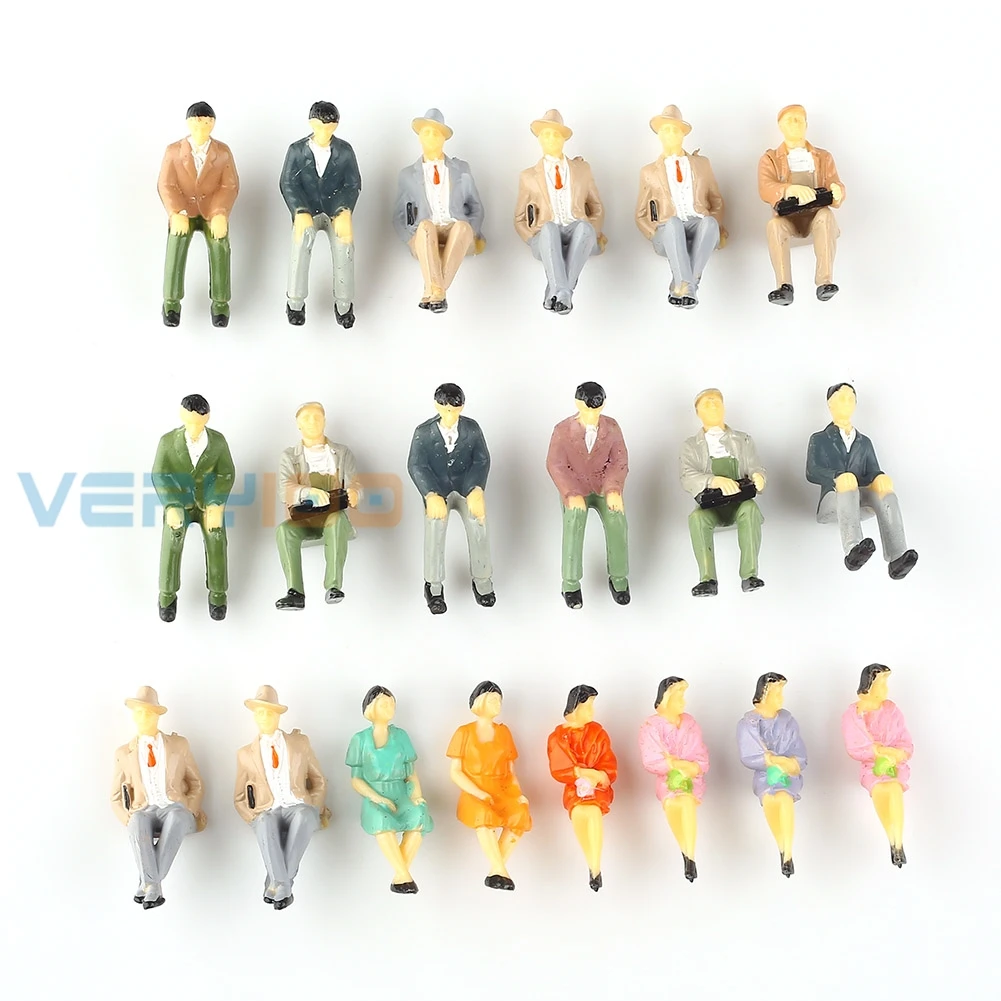 20 шт. многоцветные фигурки в масштабе 1:30|scale figure|figure modelmodel scenery |