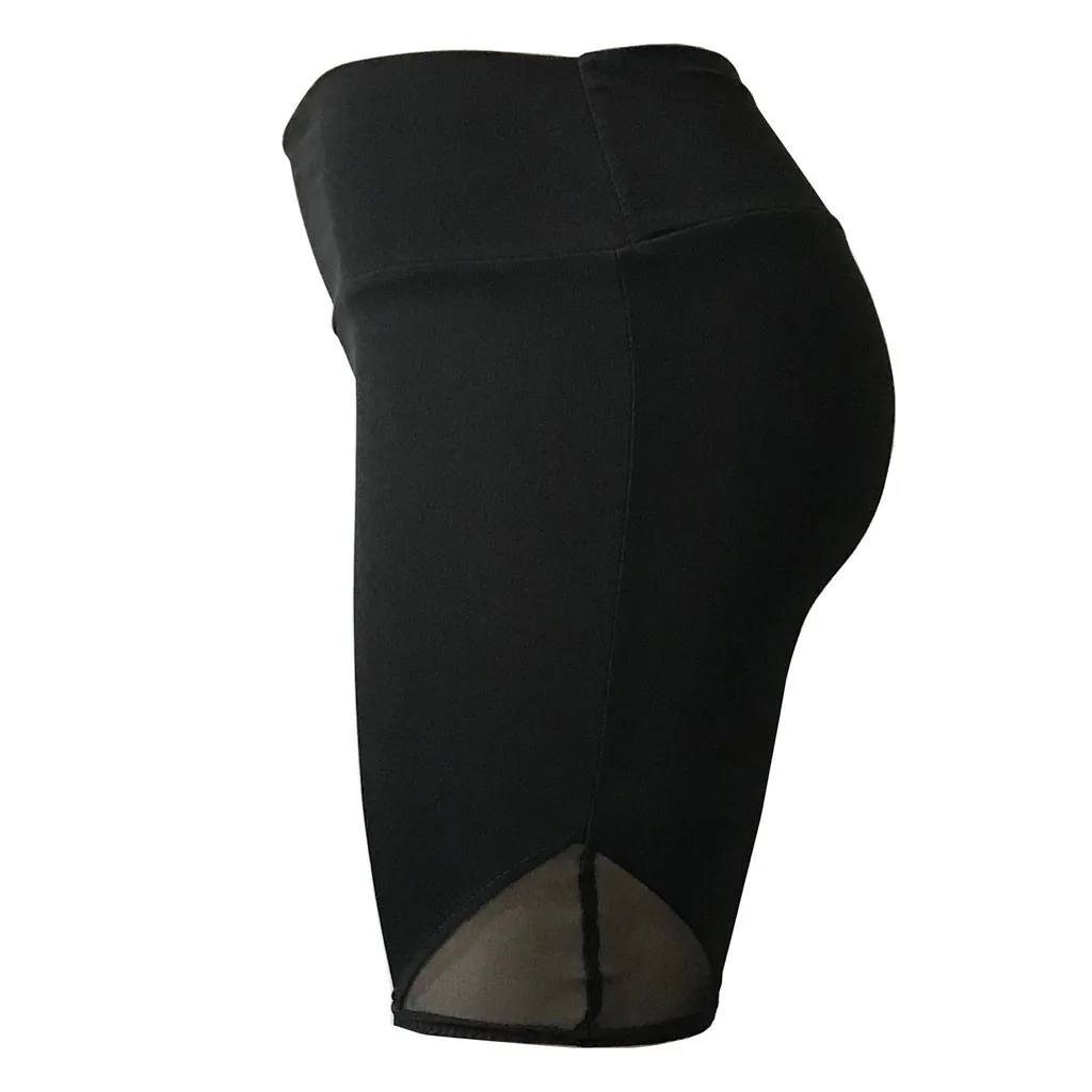 Sexy Yoga Shorts Women Sports Wear Fitness Short Pants Female Push Up Gym Clothing Solid Color Elastic Breathable#P2