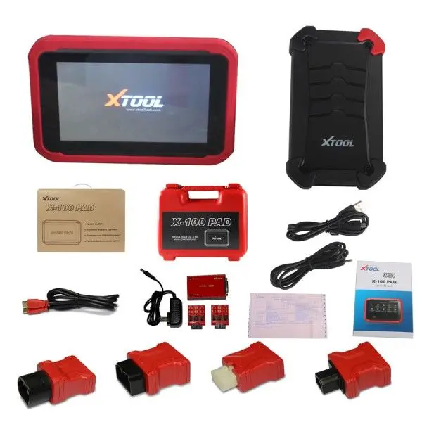 100% Оригинальный программатор для ключей XTOOL X100 PAD X 100 с адаптером EEPROM поддержка